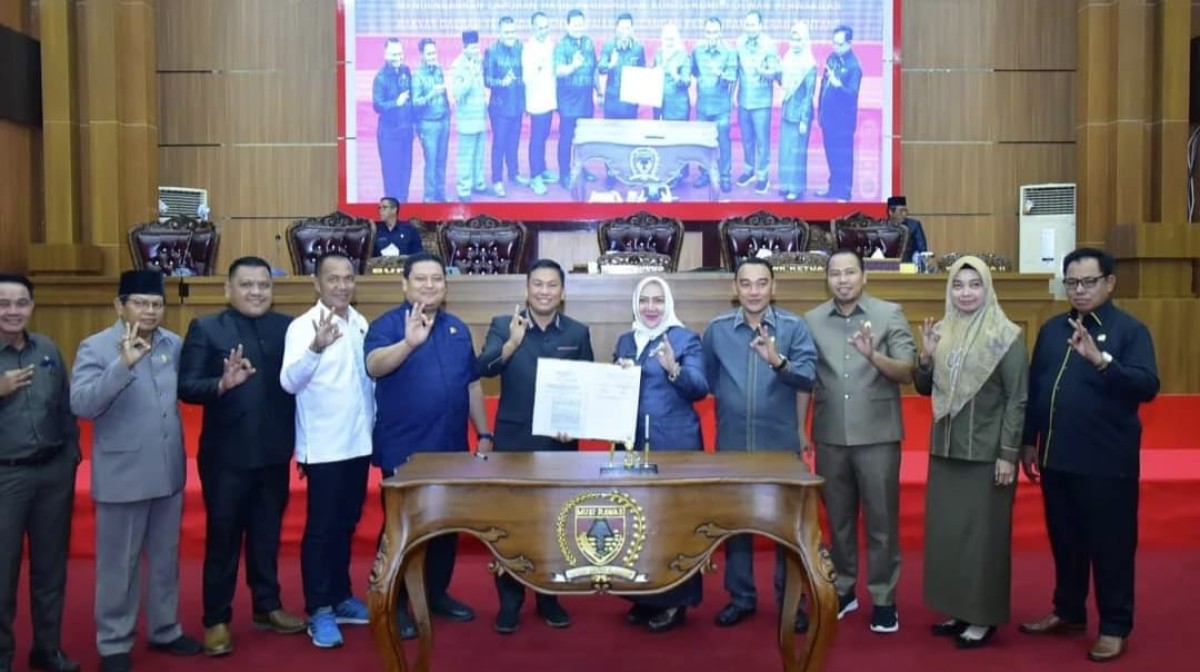 DPRD Mura Sepakati Raperda Pertanggungjawaban Pelaksanaan APBD 2023 Menjadi Perda